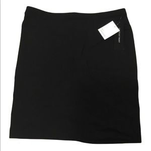 89th + Madison black straight skirt new Sz XL